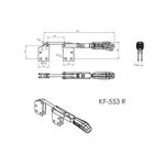 Grampo de Aperto Rápido Tensor KIFIX KF553 R 900Kgf