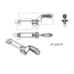Grampo de Aperto Rápido Tensor KIFIX KF643 RL 150Kgf