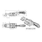 Grampo de Aperto Rápido Tensor KIFIX KF843 DTR INOX 340Kgf