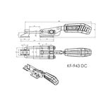 Grampo de Aperto Rápido Tensor KIFIX KF943 DC 680Kgf