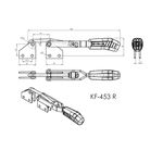 Grampo de Aperto Rápido Tensor KIFIX KF453 R 340Kgf