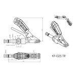 Grampo de Aperto Rápido Torpedo KIFIX KF025 TR 500Kgf