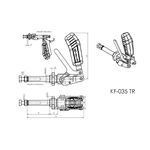 Grampo de Aperto Rápido Torpedo KIFIX KF035 TR 320Kgf