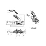 Grampo de Aperto Rápido Torpedo KIFIX KF051 270Kgf
