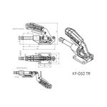 Grampo de Aperto Rápido Torpedo KIFIX KF052 TR 700Kgf