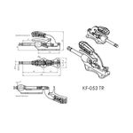 Grampo de Aperto Rápido Torpedo KIFIX KF053 TR 500Kgf