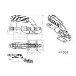Grampo de Aperto Rápido Torpedo KIFIX KF054 380Kgf