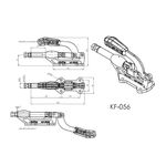 Grampo de Aperto Rápido Torpedo KIFIX KF056 1800Kgf