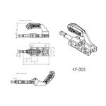 Grampo de Aperto Rápido Torpedo KIFIX KF305 250Kgf