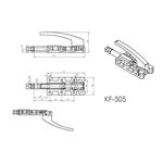 Grampo de Aperto Rápido Torpedo KIFIX KF505 750Kgf