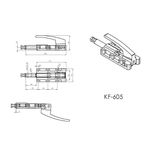 Grampo de Aperto Rápido Torpedo KIFIX KF605 1200Kgf