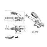 Grampo de Aperto Rápido Torpedo KIFIX KF057 230Kgf