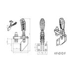 Grampo de Aperto Rápido Vertical KIFIX KF010 F 32Kgf