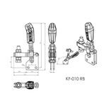 Grampo de Aperto Rápido Vertical KIFIX KF010 RB 32Kgf