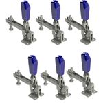 Kit 6 Peças Grampo de Aperto Rápido Vertical KIFIX KF011 DBL 315Kgf
