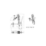 Grampo de Aperto Rápido Vertical KIFIX KF011 RBL TR 315Kgf