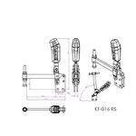 Grampo de Aperto Rápido Vertical KIFIX KF016 RS 310Kgf