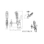 Grampo de Aperto Rápido Vertical KIFIX KF017 RBL 150 Kgf