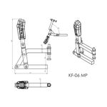 Grampo de Aperto Rápido Vertical KIFIX KF06 MP 500Kgf