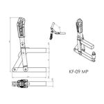Grampo de Aperto Rápido Vertical KIFIX KF09 MP 1800Kgf