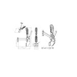 Grampo de Aperto Rápido Vertical KIFIX KF411 DS TR INOX 700Kgf