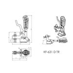 Grampo de Aperto Rápido Vertical KIFIX KF631 DTR INOX 400Kgf