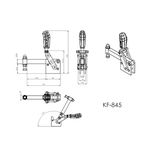 Grampo de Aperto Rápido Vertical KIFIX KF845 1150Kgf