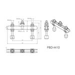 Ponteira Para Grampo de Aperto Rápido KIFIX PBDM10