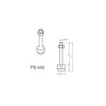 Ponteira Para Grampo de Aperto Rápido KIFIX PBM10