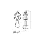 Ponteira Para Grampo de Aperto Rápido BRPM8