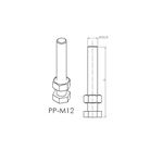Ponteira Para Grampo de Aperto Rápido KIFIX PPM12