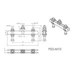 Ponteira Para Grampo de Aperto Rápido KIFIX PSDM10