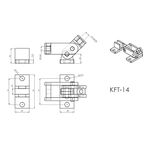 Trinco de Aperto Rápido KIFIX KFT 14 1400Kgf