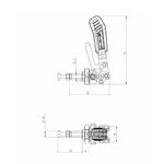 Grampo de Aperto Rápido Torpedo KIFIX KF005 TR 150Kgf