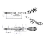 Grampo de Aperto Rápido Torpedo KIFIX KF054 IV 380Kgf
