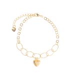 Pulseira Coração Argola