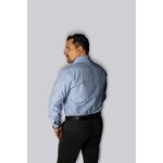 Camisa Social Azul Bebê Slim Manga Longa - King Ternos