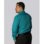 Camisa Social Verde Slim Manga Longa - King Ternos