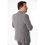 Costume Cinza Mescla Slim em Microfibra - King Ternos