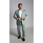 Costume Verde Claro Slim em Poliviscose - Coleção Eleganc King Ternos