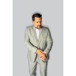 Costume Cinza Slim em Gabardine - King Ternos