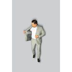 Costume Cinza Slim em Gabardine - King Ternos