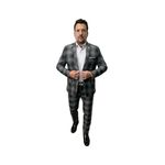 Costume Cinza Degradê Slim em Poliviscose - King Ternos