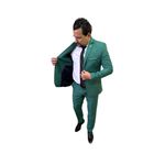 Costume Verde Bandeira Slim em Microfibra - King Ternos