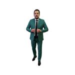 Costume Verde Bandeira Slim em Microfibra - King Ternos