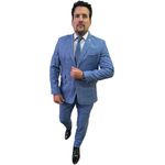 Costume Príncipe de Gales Provence Flap - Linha Premium King Ternos