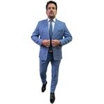 Costume Príncipe de Gales Provence Flap - Linha Premium King Ternos