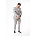 Costume Champagne Slim em Microfibra - King Ternos