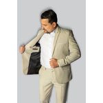 Costume Areia Slim em Microfibra - King Ternos