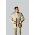 Costume Areia Slim em Microfibra - King Ternos